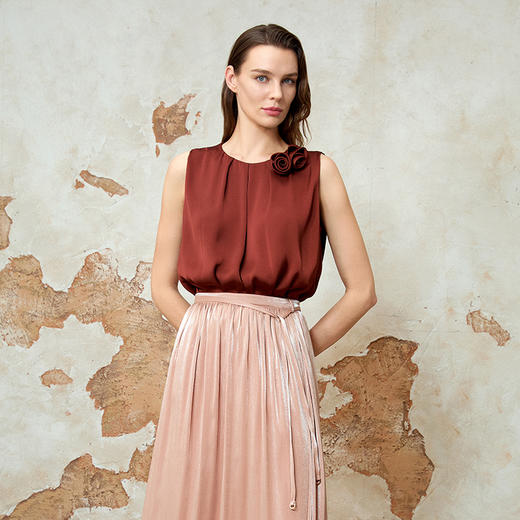 EITIE爱特爱时尚高级感通勤显瘦气质温柔小上衣夏新款8213922 商品图2