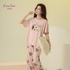 康妮雅睡衣家居服女式短袖长裤套头套装 商品缩略图0