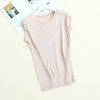丁摩 春夏真丝一分袖打底衫女桑蚕丝圆领短袖T恤S284 商品缩略图6