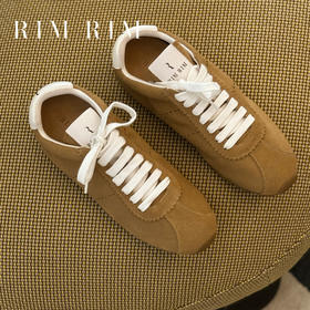 RIM RIM【松弛系列】复古撞色运动薄底德训鞋休闲塑形马皮鞋202403