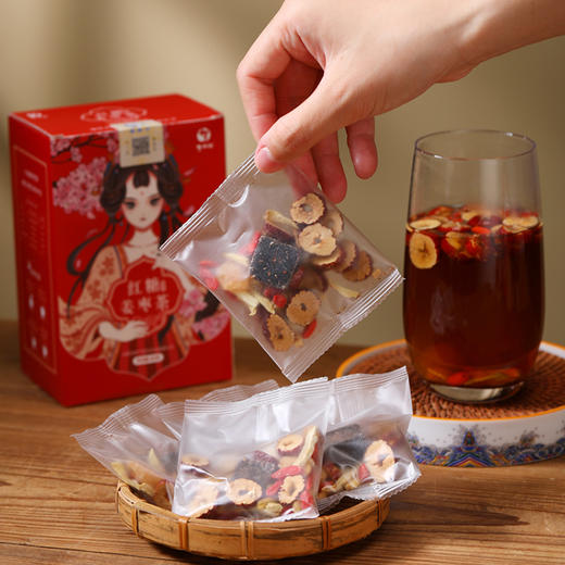 广东汕尾无咪个红糖姜枣茶180g/盒 商品图1