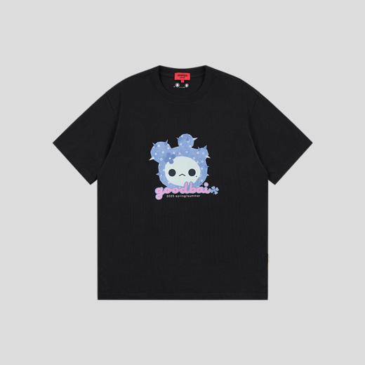 GOODBAI GOODEES花花仙人掌印花oversize短袖T恤 商品图4
