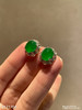 艳绿蛋面耳钉   92999【5121704】 商品缩略图1