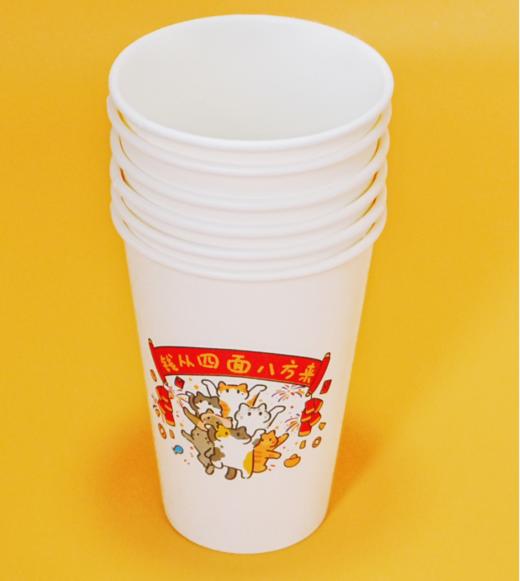 糗糗庄园一次性加厚纸杯 商品图2