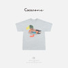 COCO ZONE 刘一一 【100棉】艺术感涂鸦休闲圆领T恤CD2A0874 商品缩略图0