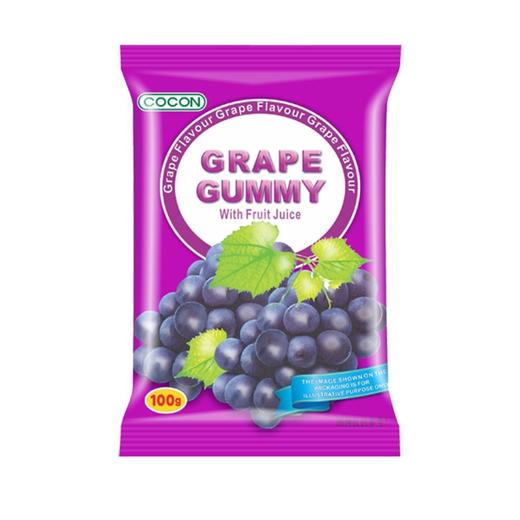 可康COCON 葡萄味软糖 100g/袋 商品图0