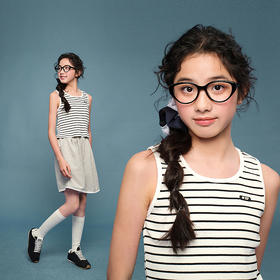 笛莎Deesha青少年女童背心2025夏季女童背心