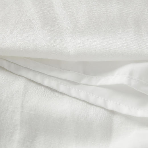 ROMI STUDIO -B “精致呼吸” 棉麻好打理短款A字复古白半裙 Q3474 商品图4