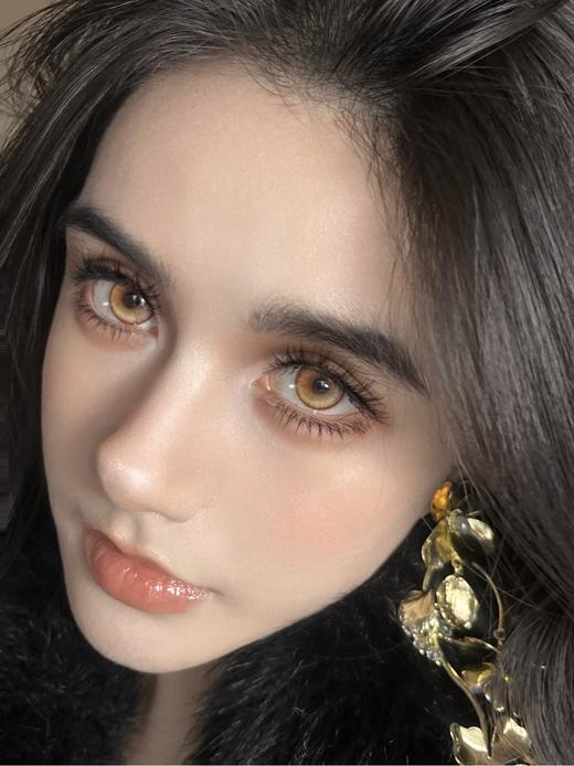 paprikacon 日抛美瞳 帕尼尼橙光 直径14.5mm着色13.8mm   cos (两片装) 商品图4