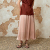 EITIE爱特爱高腰a字显瘦纯色飘逸及踝半身裙夏新款8206917 商品缩略图2