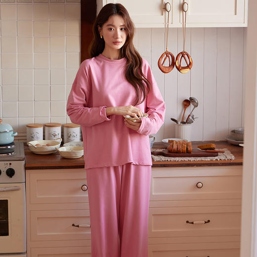 简约卫衣棉长袖长裤套装 商品图6