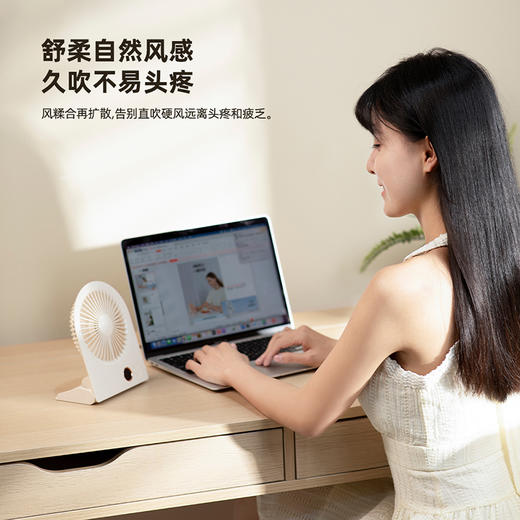 热卖！桌面小空调！塞尔兰斯 超薄低分贝 无线遥控桌面风扇 静音长续航KF-09/桌面循环扇 空气循环凉感ds301 可桌面/可壁挂 商品图2