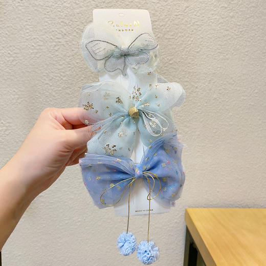 【潮流刘海边夹套装，萌趣加分！】儿童蝴蝶结发夹发饰 新款小女孩发卡子 可爱宝宝刘海边夹套装-QQ 商品图11