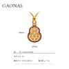 GAONAS  新中式潮流国风葫芦金色项链11345XY 商品缩略图4