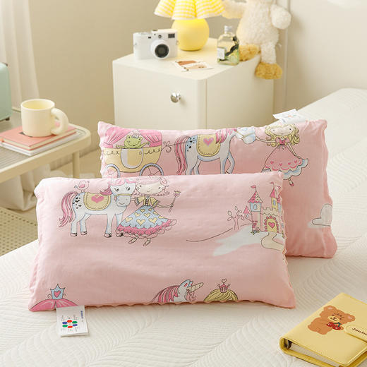 送枕套【29.9抢❗️全棉豆豆绒枕头】专为1-10岁儿童研发，3D触感，高弹饱满久用不易塌陷，可拆洗纯棉宝宝安抚抱枕婴幼儿园学生枕头QQ 商品图8