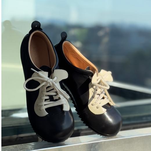 RIM RIM【松弛系列】复古撞色运动薄底德训鞋休闲塑形马皮鞋米老鼠大头鞋2457 商品图4