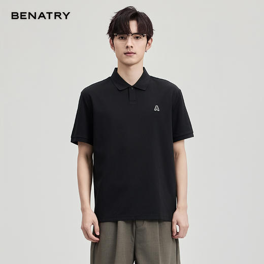 贝纳川260克爆米花棉短袖POLO ECF114001 商品图6