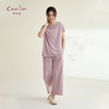 康妮雅睡衣家居服女式短袖中裤套头套装 商品缩略图0