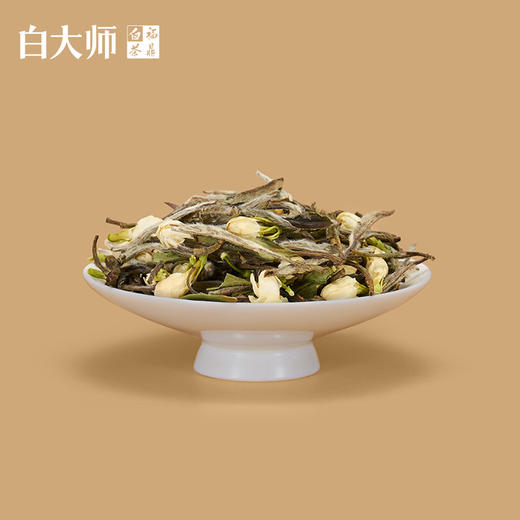 白大师白茶正宗福鼎白茶2021年冷萃茉莉白牡丹散茶80g 商品图4