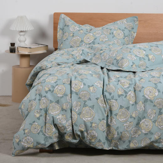 全棉加厚磨毛被套 枕套 床单 多花型自选 可成套搭配 商品图3