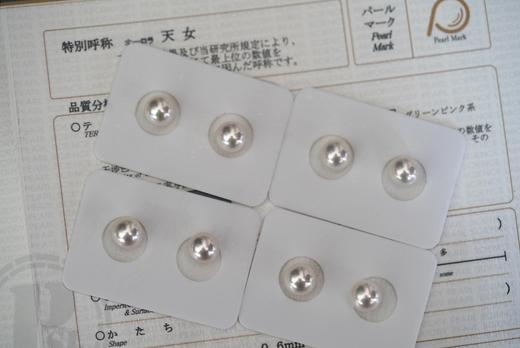 耳钉定制天团系列「天女  铂金灰 澳白」 商品图1