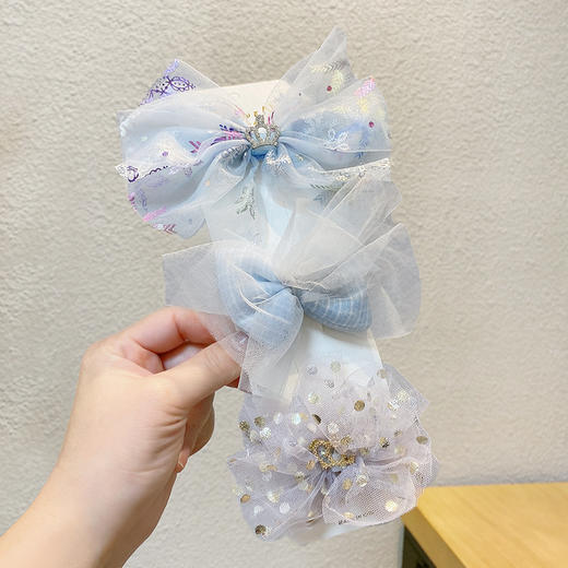 【潮流刘海边夹套装，萌趣加分！】儿童蝴蝶结发夹发饰 新款小女孩发卡子 可爱宝宝刘海边夹套装-QQ 商品图7