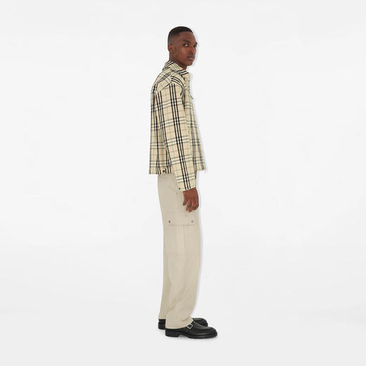 BURBERRY 巴宝莉 男士格纹棉质哈灵顿夹克外套 格子 8101040 C1849 商品图2