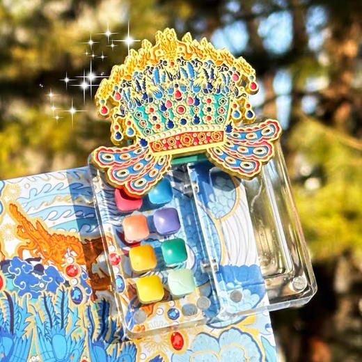 孝端皇后九龙九凤冠金属磁吸便利夹凤冠冰箱贴 国风创意纪念品小摆件朋友送礼高颜值精致手办美术画夹 商品图4