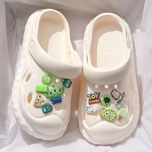 【一鞋两穿敲方便】新款洞洞鞋女外穿厚底可爱学生网红居家防滑软底沙滩包头凉拖鞋女。ry 商品图8