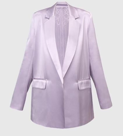 QG22030#醋酸蕾丝拼接外套 商品图1