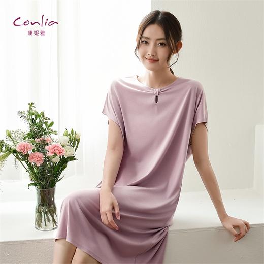 康妮雅睡衣家居服女式短袖睡裙521622025 商品图0