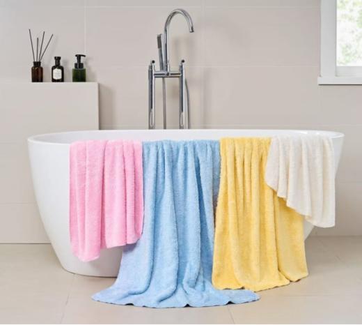 ✨【MAWALIFE玛万微丝开纤纱浴巾】 ‼️台湾进口，微丝开纱材质，1732根多层次开纤纱😮，改写肌肤触觉史✨ 一条毛巾=纳米级肌肤❗️❗️  商品图0