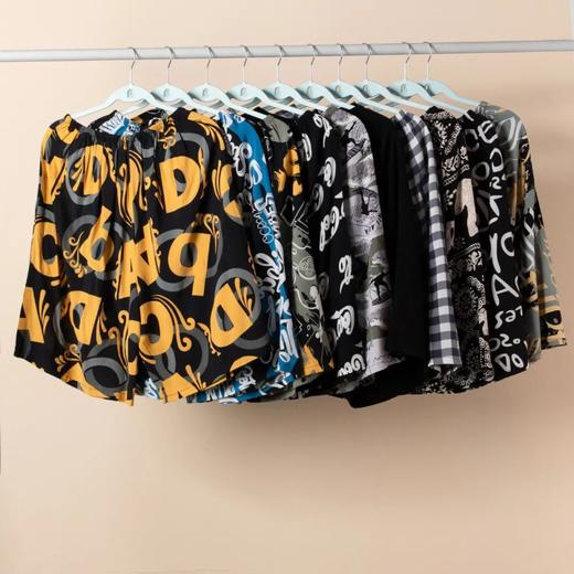 ☀️夏日松弛感·【卡思涵男女款棉绸印花冰爽裤】🌈质感与色彩搭配💌 宅家就是要放松💯绵绸面料📄超多花色男女款任选  商品图7