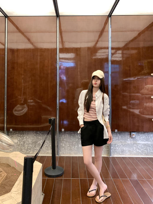 【99元任选2件】新品现货秒杀！卖完下架不再补 ！微信粉丝打折价！！2色短款条纹背心 商品图9