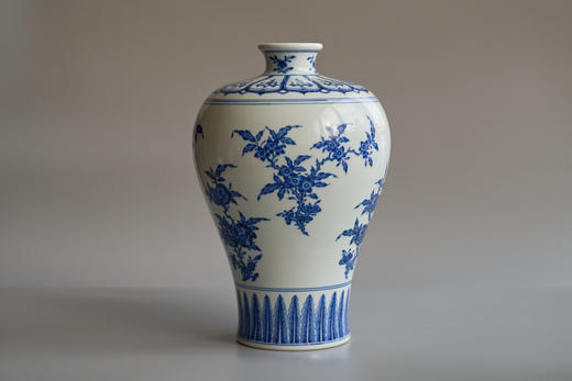 守艺 · 青花三花三果纹梅瓶 柴窑 高32cm 肚径23cm 底径13cm 商品图1