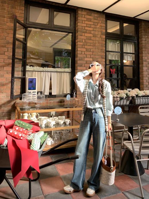 <曾小咸推荐>新品现货秒杀！卖完下架不再补 ！微信粉丝打折价！！3色长袖衬衫 日常159.99/件 立减70 秒杀89.99/件！！ 商品图14