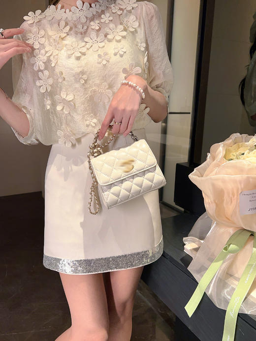 张心子【city出街】夏款高腰显瘦A字半身裙 U2503092 商品图2