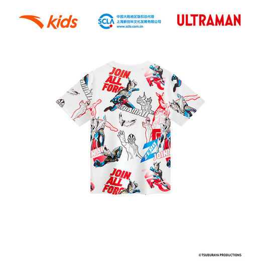 安踏安踏儿童短袖T恤男小童骑行系列针织短袖衫352529123 商品图5