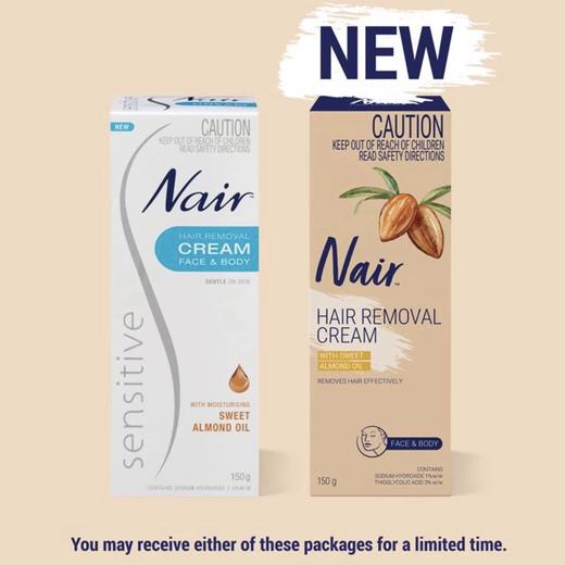 澳洲NAIR 脸部身体无痛脱毛膏-75g 商品图1
