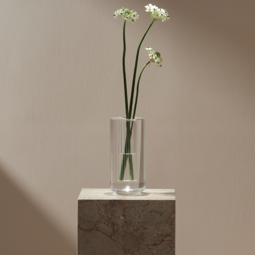 絮雨高透K9水晶花瓶 RESONG日诵家居 花器饰品