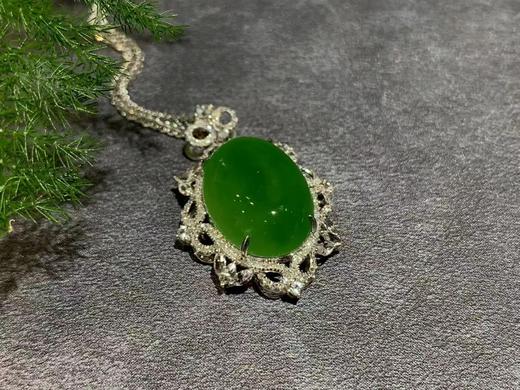 【御珠宫坊】金镶碧玉吊坠 商品图2