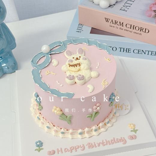 小兔子卡通小动物蛋糕-低糖处理无添加 商品图1