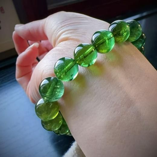 10mm-11mm单圈全色绿碧玺手串 商品图3
