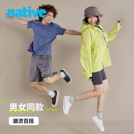 【成人厚底】native春夏新品Jefferson hi洞洞鞋女款凉鞋雨鞋厚底户外鞋 商品图1