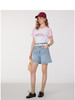 Teenie Weenie小熊字母牛仔短裤女夏季女牛仔裤TTTF252504T 商品缩略图2