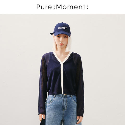 【商场同款】麦檬夏毛衫开衫4F4133801Q 商品图0