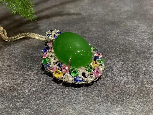 【御珠宫坊】金镶碧玉吊坠 商品图3