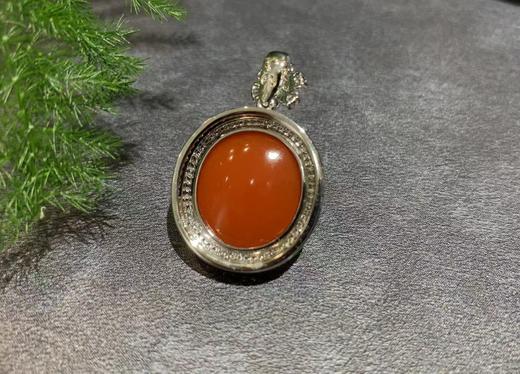 【御珠宫坊】金镶南红吊坠 商品图6