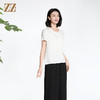 佐尔美夏季新款新中式国风时尚气质桑蚕丝短袖衬衣女M42CS99 商品缩略图2
