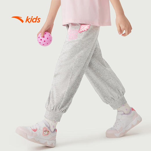 安踏儿童针织运动长裤女小童冰锋科技潮流系列针织运动长裤362529712 商品图2